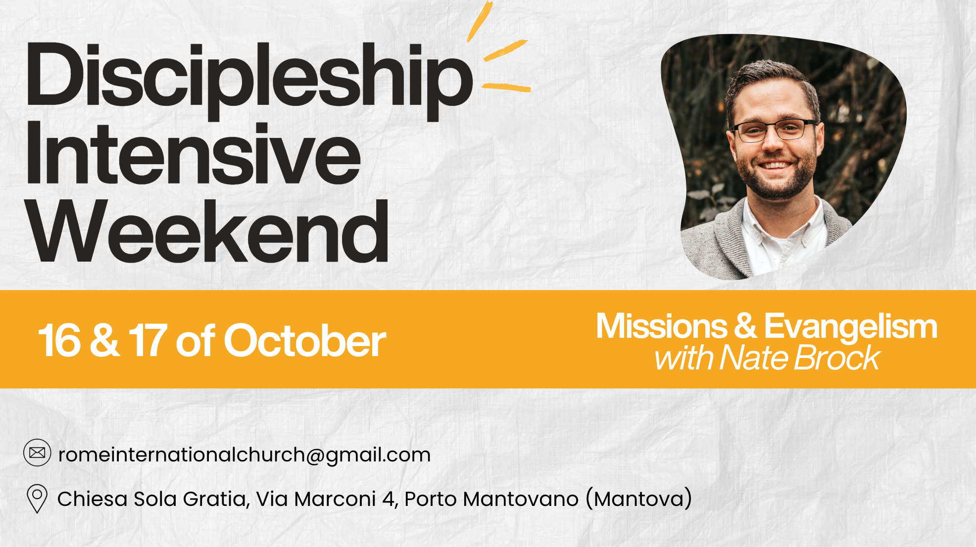 DISCIPLESHIP INTENSIVE 