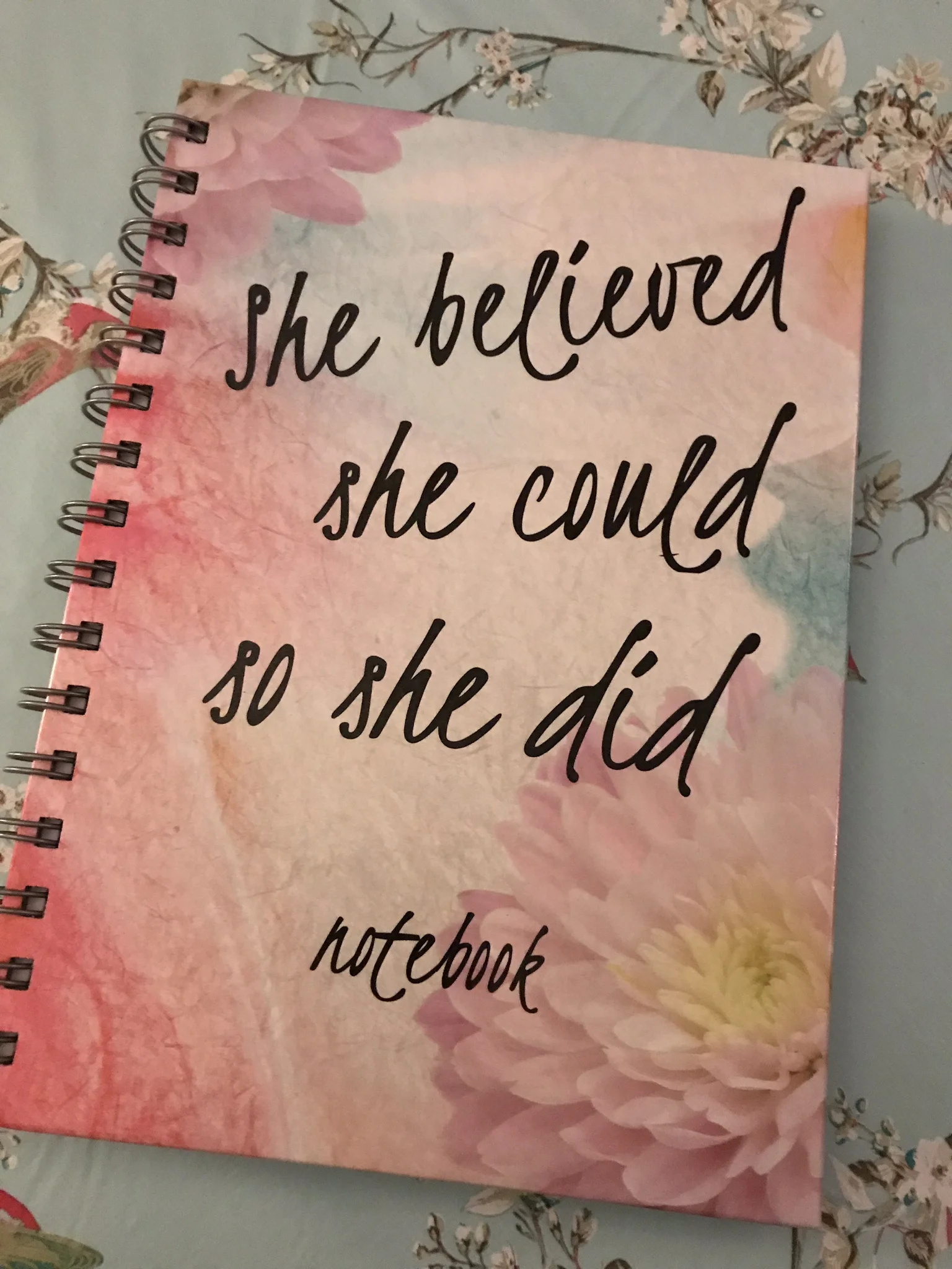 She believed she could so she did