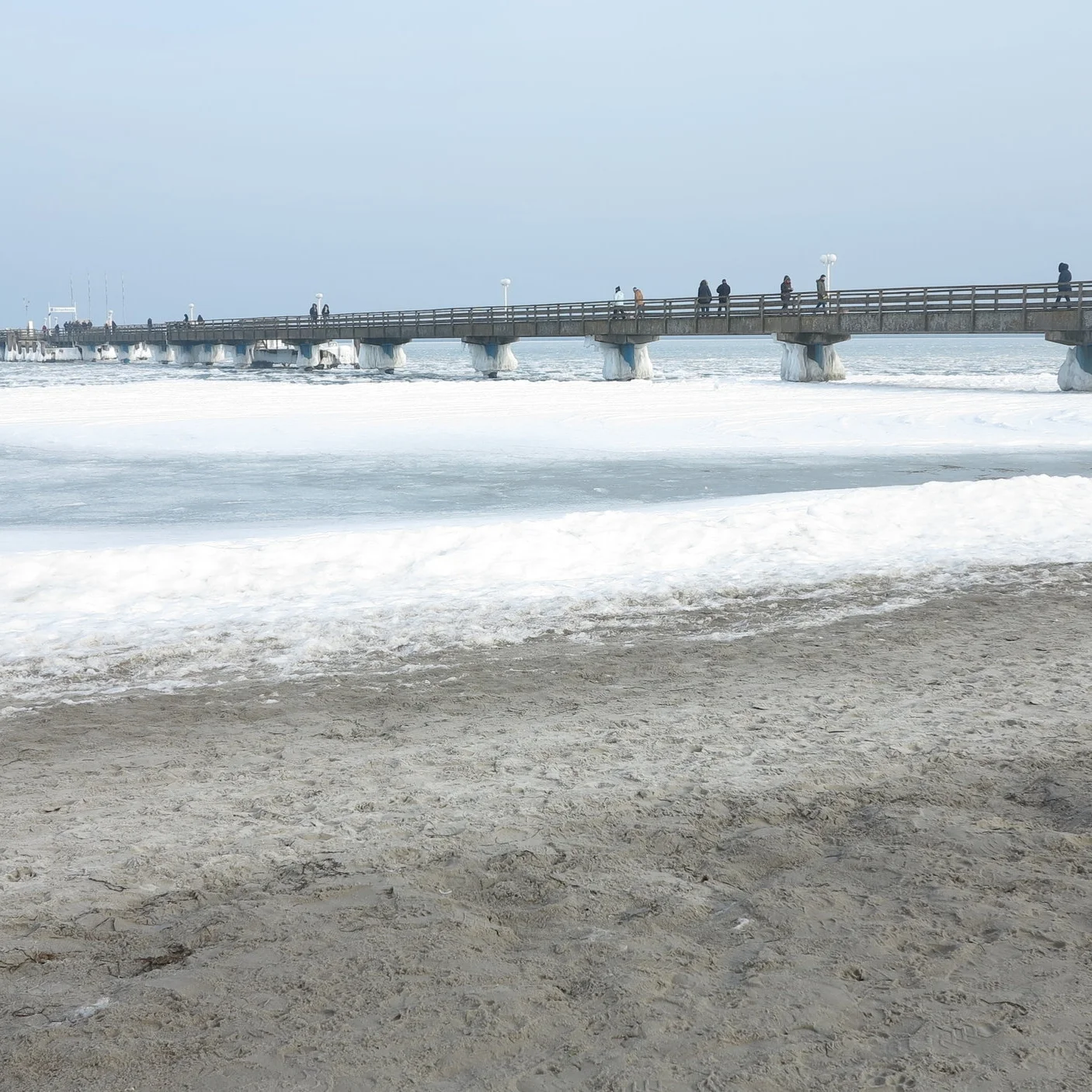 Scharbeutz: Wenn das Meer gefriert