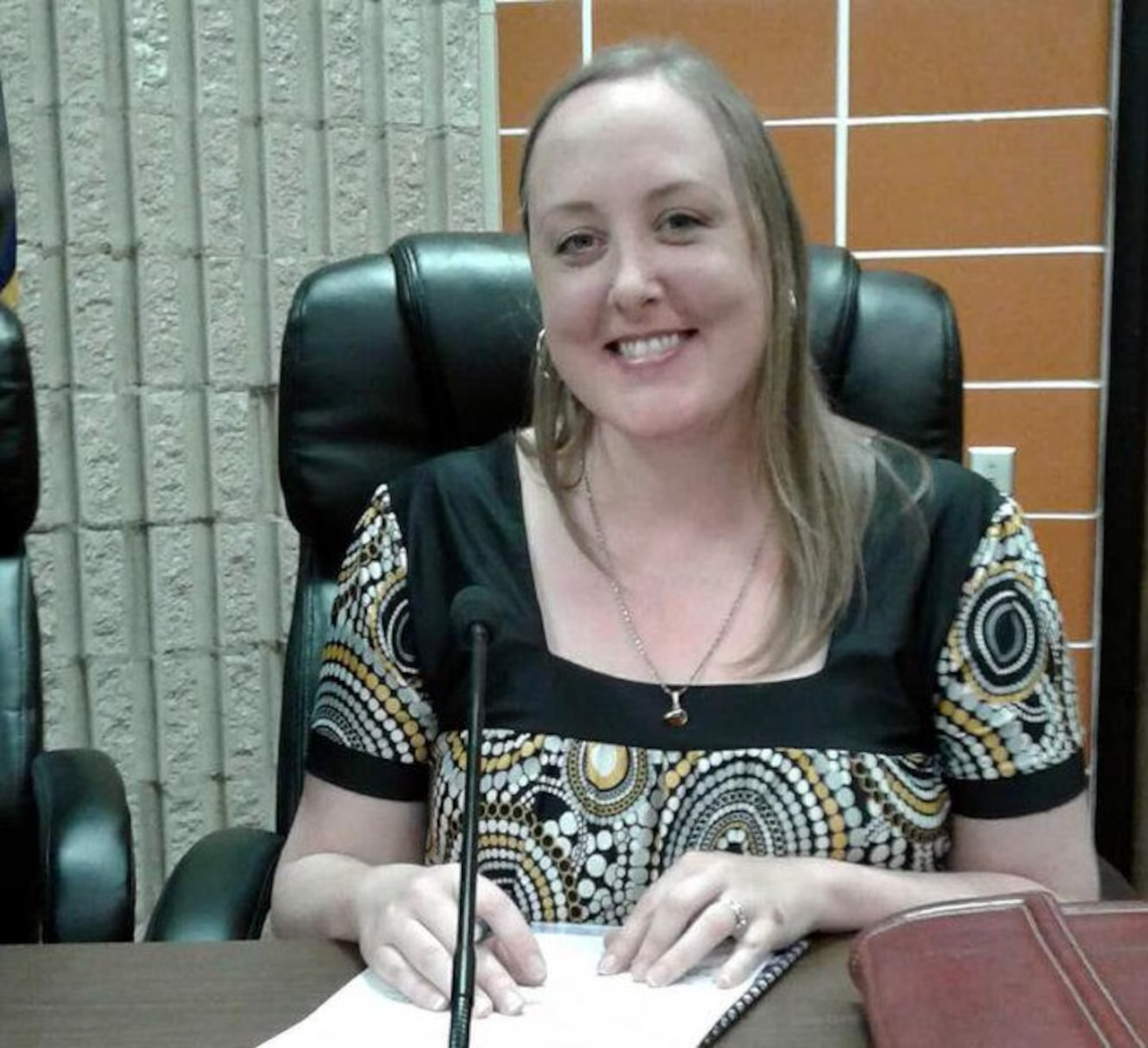 Kalamazoo Township Trustee Jen Strebs was sworn in on June 26, 2017. (Courtesy | Nelly Fuentes)
