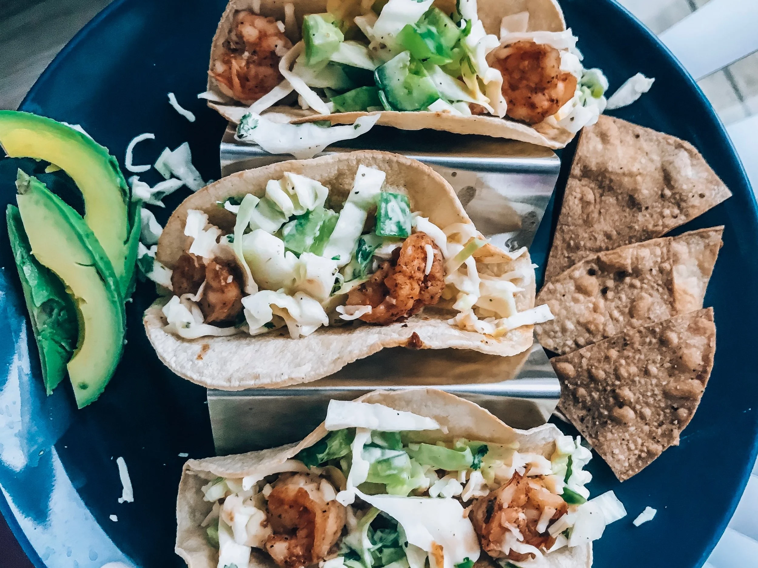 SHRIMP TACOS
