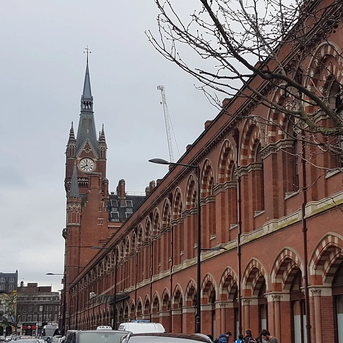 St Pancras Station - a Harry Potter film location and next door to Platform 9 3/4