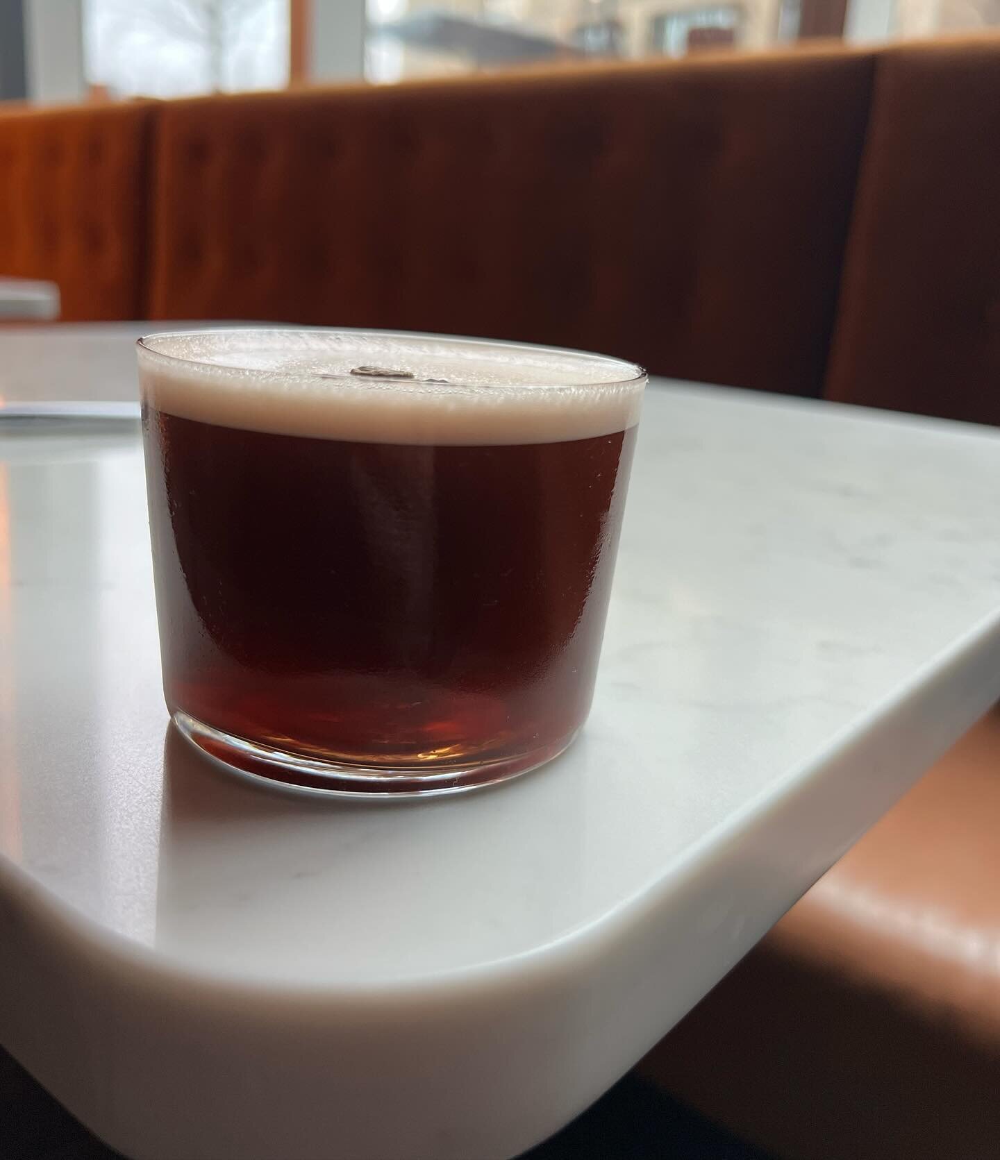 Ice 🧊 , nor sleet 🌨️, nor wind 💨 , nor hail should keep you from completely indulging in our &quot;No sleep till Brookline&quot; warming cocktail - perfect for today's  forecast &amp; technically a great excuse for your next #coffeebreak. Right?? 