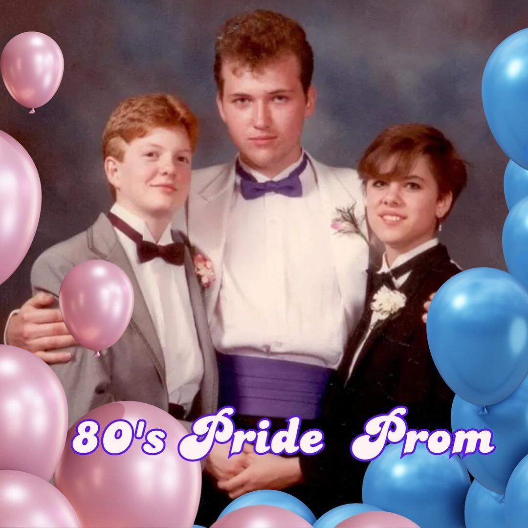 .
🌈🌈🌈PRIDE ALERT🌈🌈🌈

Get ready to step back in time and celebrate the vibrant &amp; empowering spirit of the 80s at this year's Pride Prom on Friday, June 14th!!!! We're throwing a dazzling extravaganza, filled with neon colors, big hair, and g