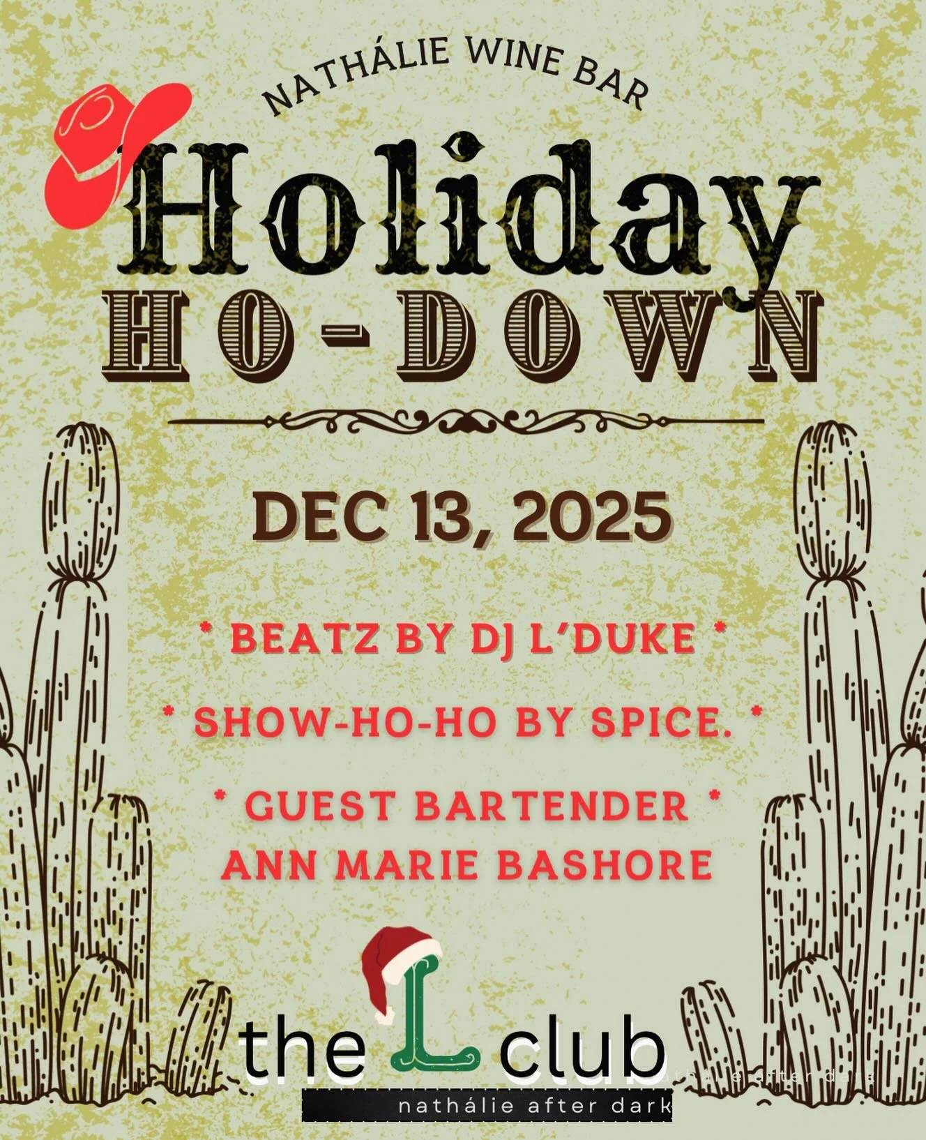 .
How do we tell you to grab your cowgirl hats &amp; boots without telling you grab your cowgirl hats &amp; boots???
🔥🔥🤠 💋 🐴 👢🔥🔥

Fire is about to reign down for the last L Club of 2025!
Blush-worthy vibz from DJ @ldukeofficial * Naughtiness 