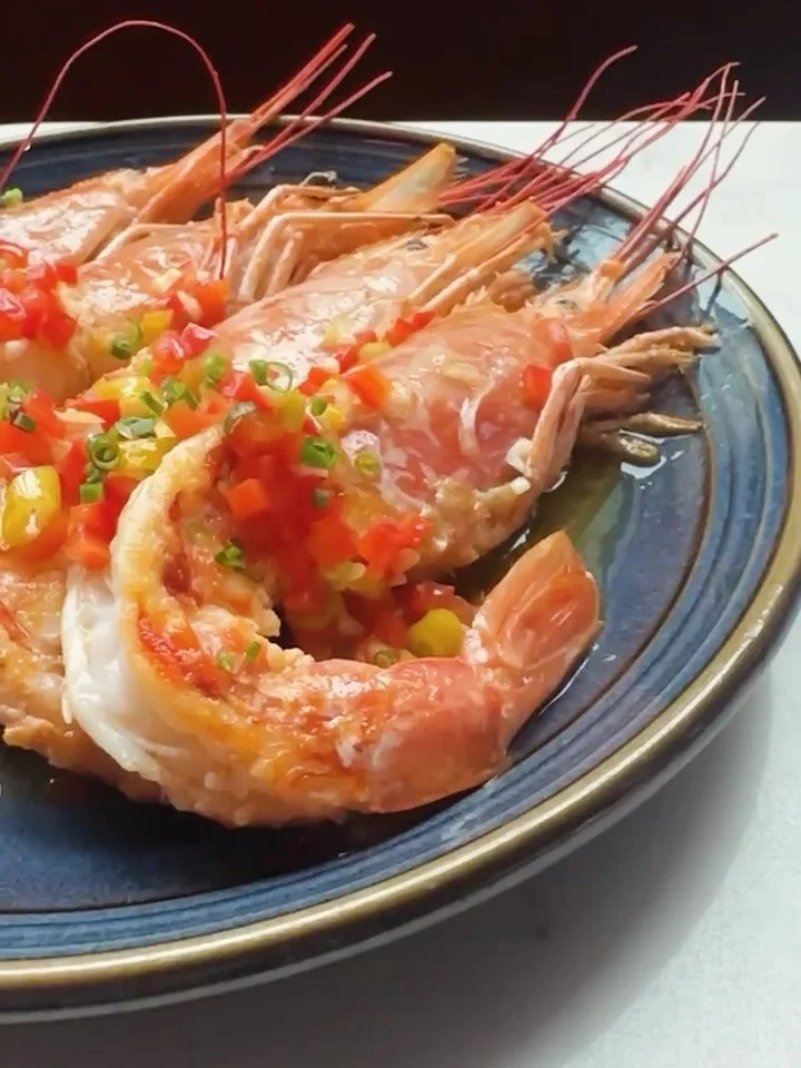 Argentinian Red Shrimp, pan seared with piparra pepper vinaigrette. Available ALL. DAY. LONG. 😍

Open 12-12. See you there 😊🫶🏻🦐

#yeswehavefoodhere #thisishowwedoit #ticktick #BOOM💥