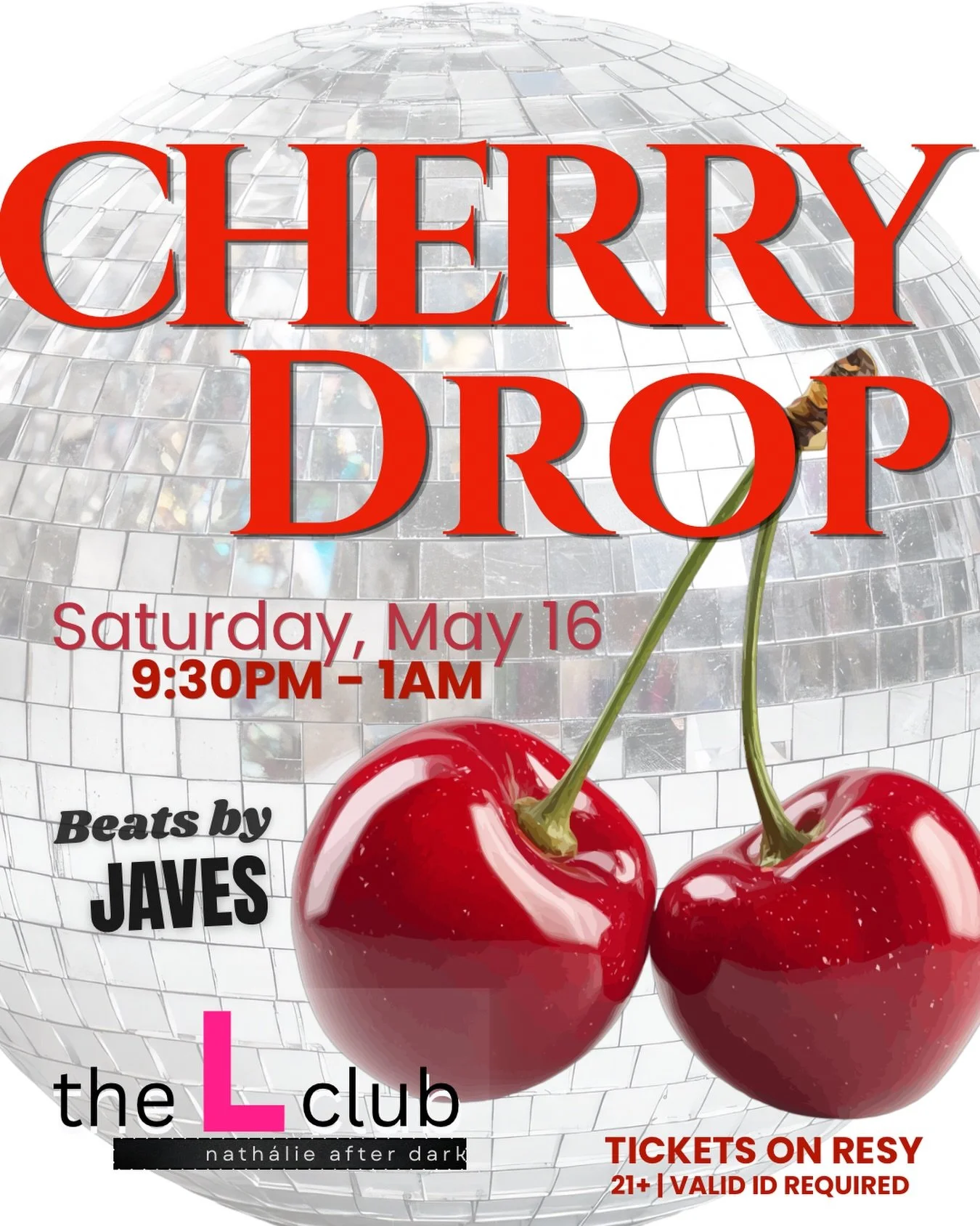 Boston&hellip; things are getting a little juicy 🍒👀

Next Saturday night we&rsquo;re bringing you Cherry Drop - a bass-heavy edition of the L club, our recurring L(ez)BGTQIA+ dance party in Fenway. 🪩🌈✨

@officialjaves will be spinning a set full 