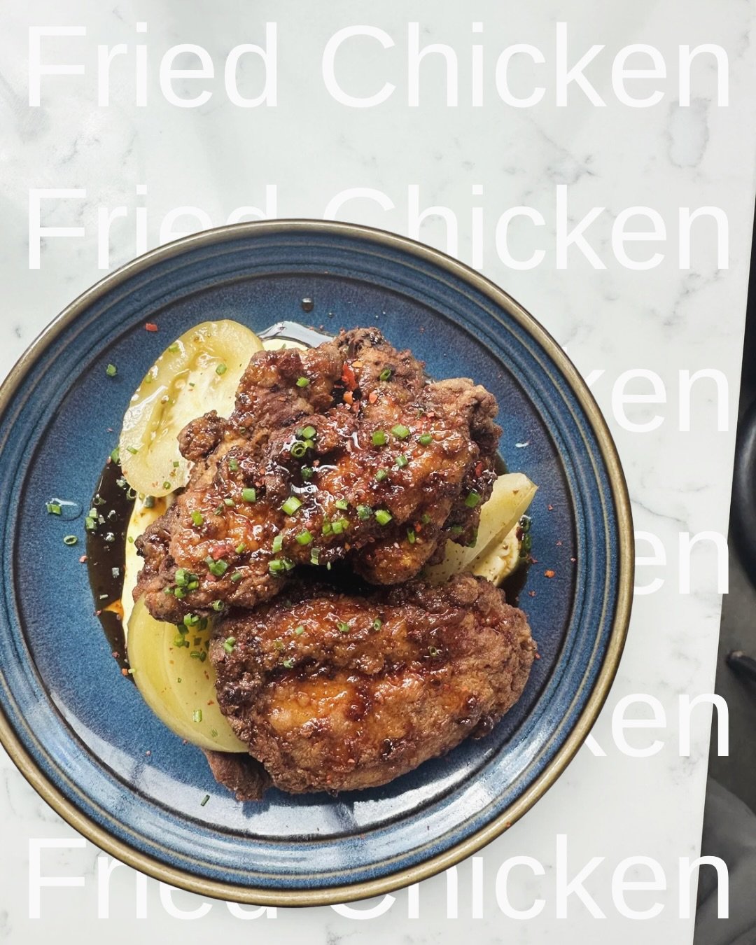 You heard it hear first, Fried Chicken is back for a limited time on our Two&rsquo;sDay Night menu. It&rsquo;s our weekly 2-for-1 four course dinner date for you and a plus one. 🥂

Third course on our omnivore menu tonight is @plantainsupernova_ &ls