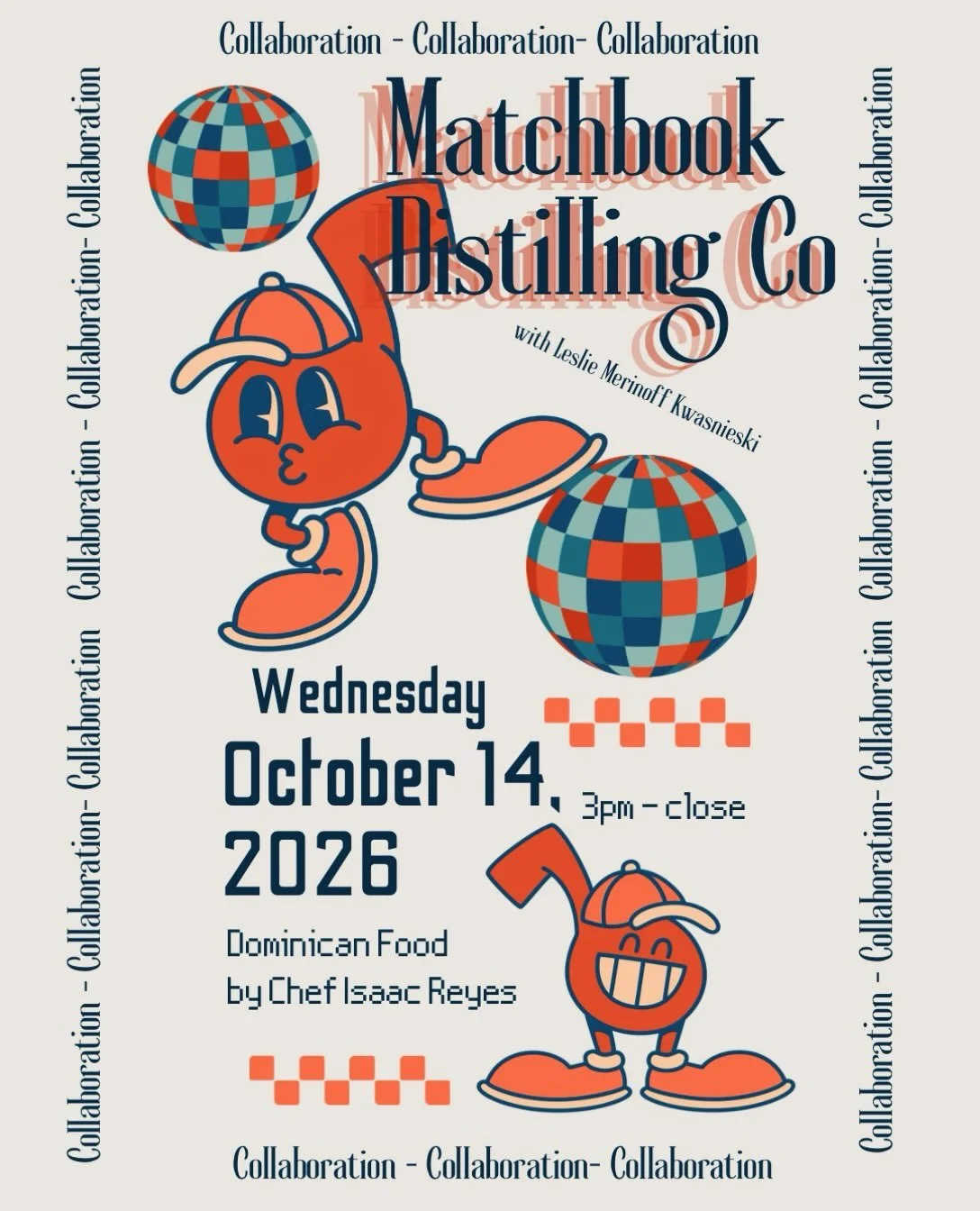.
If we could shriek, we'd shriek 😝🤩

October 14th is about to be a whole thing. 🔥
We&rsquo;re teaming up with the one and only @thebookofbam (Leslie Merinoff Kwasnieski) of @matchbookdistilling, who&rsquo;s bringing the heat to the cocktail menu 