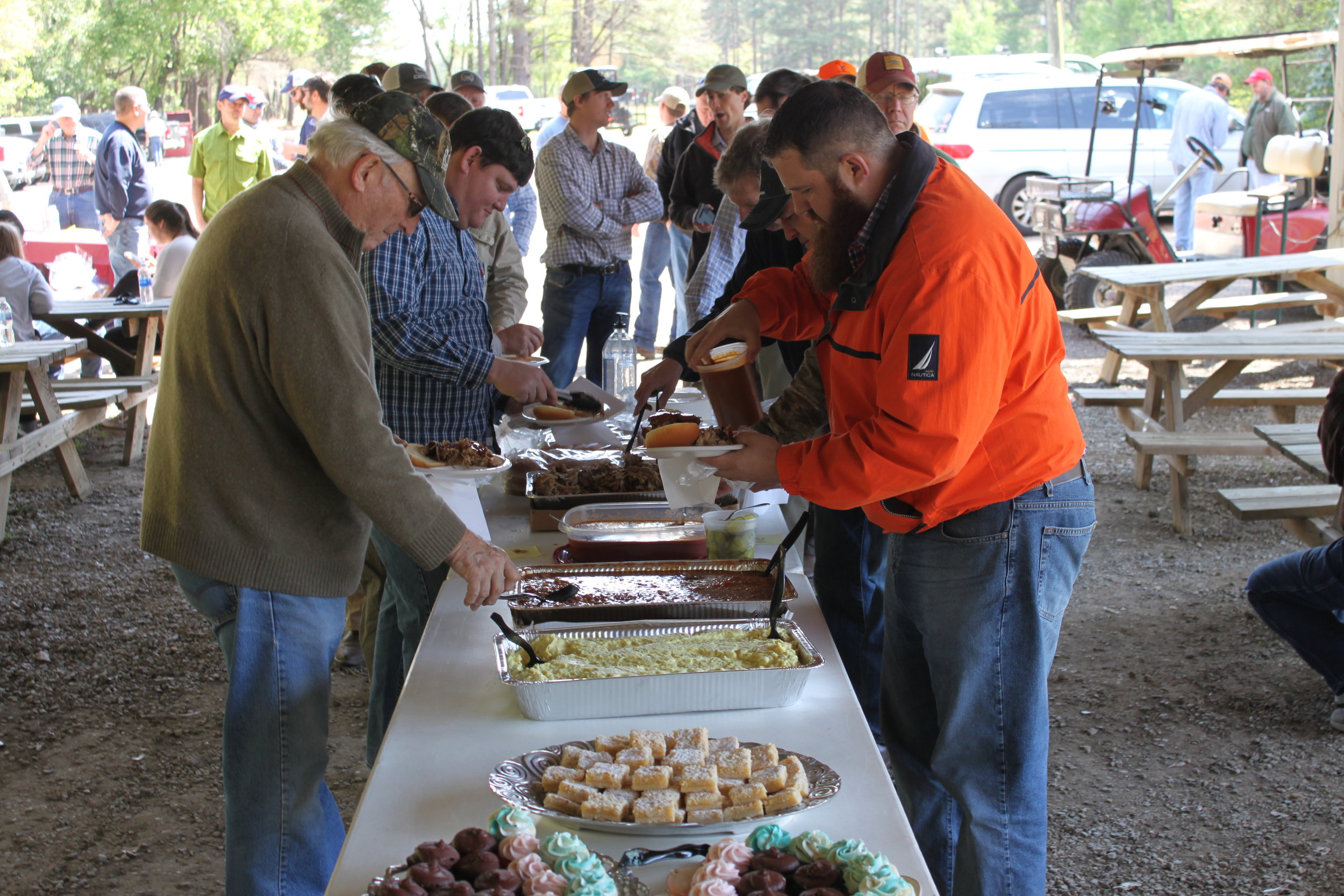  Sponsor Smokin’ S Barbecue donated lunch for the event.  