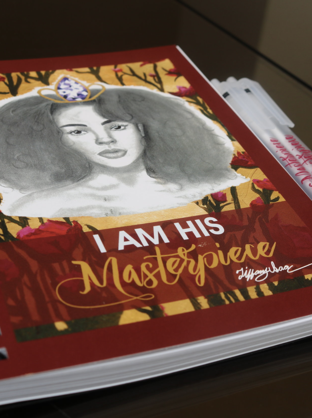 "I Am His Masterpiece" Journal &amp; 2ct Pen Set