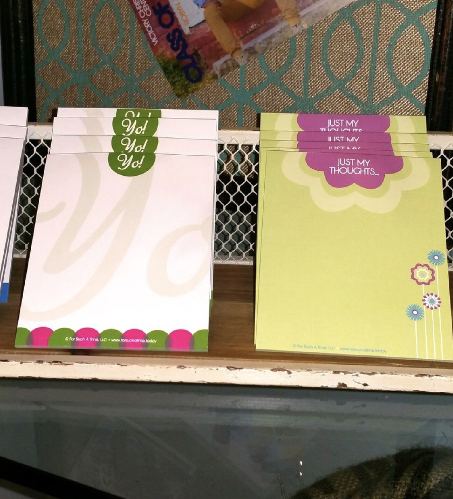 For Such A Time CUSTOM NOTE PAD DESIGNS