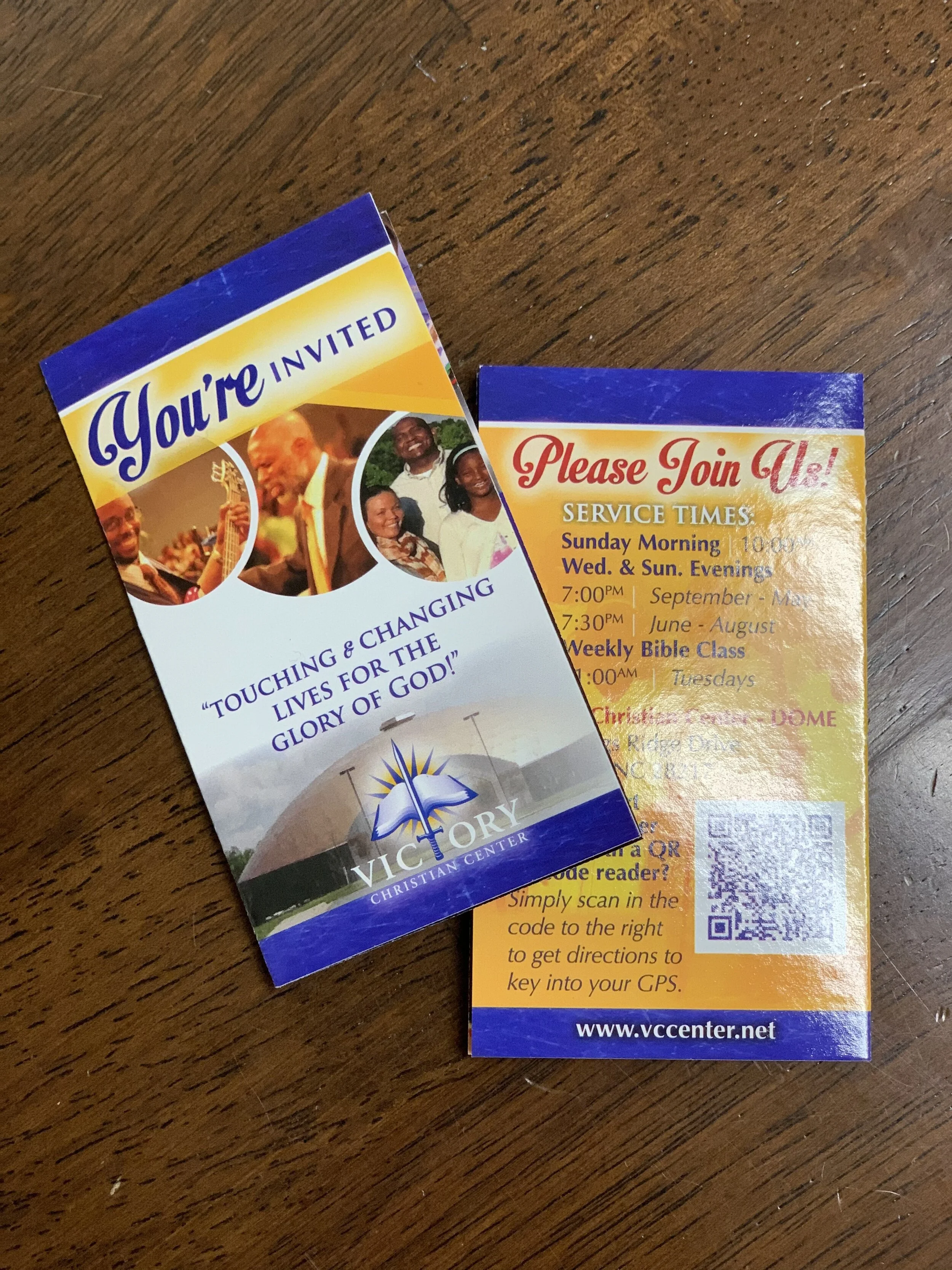 VCC Church Invitation Cards (10ct)