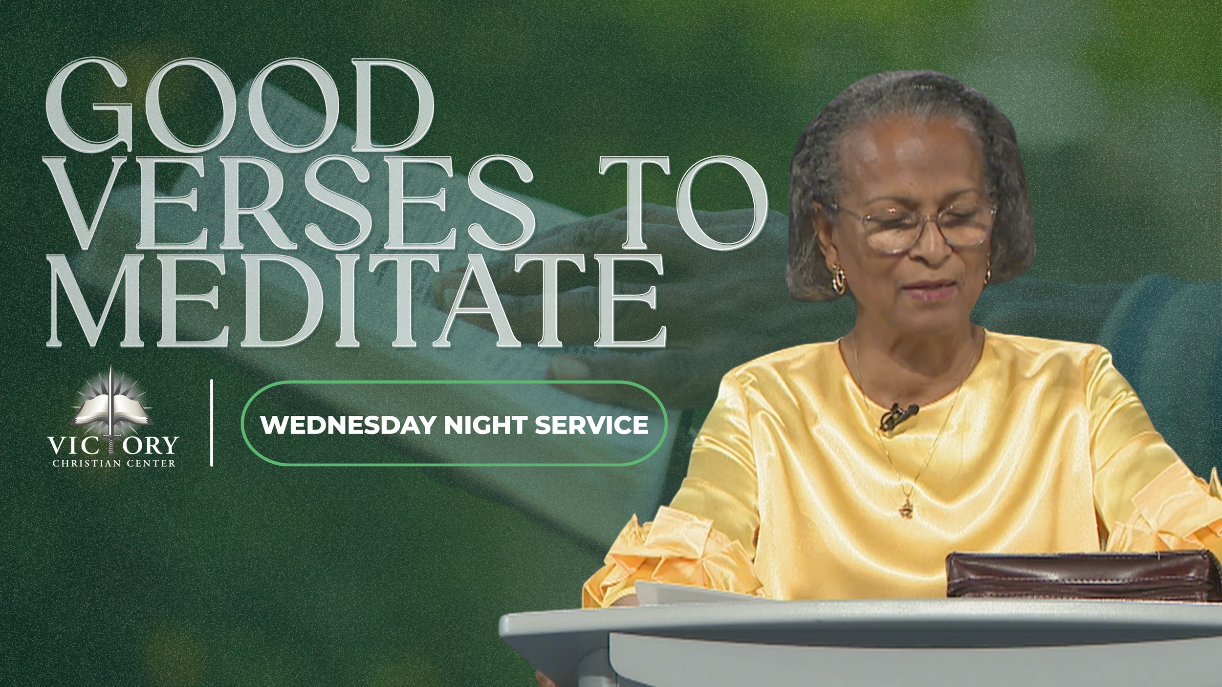 Good Verses to Meditate, 9-2-26, Pastor Marilyn Gool