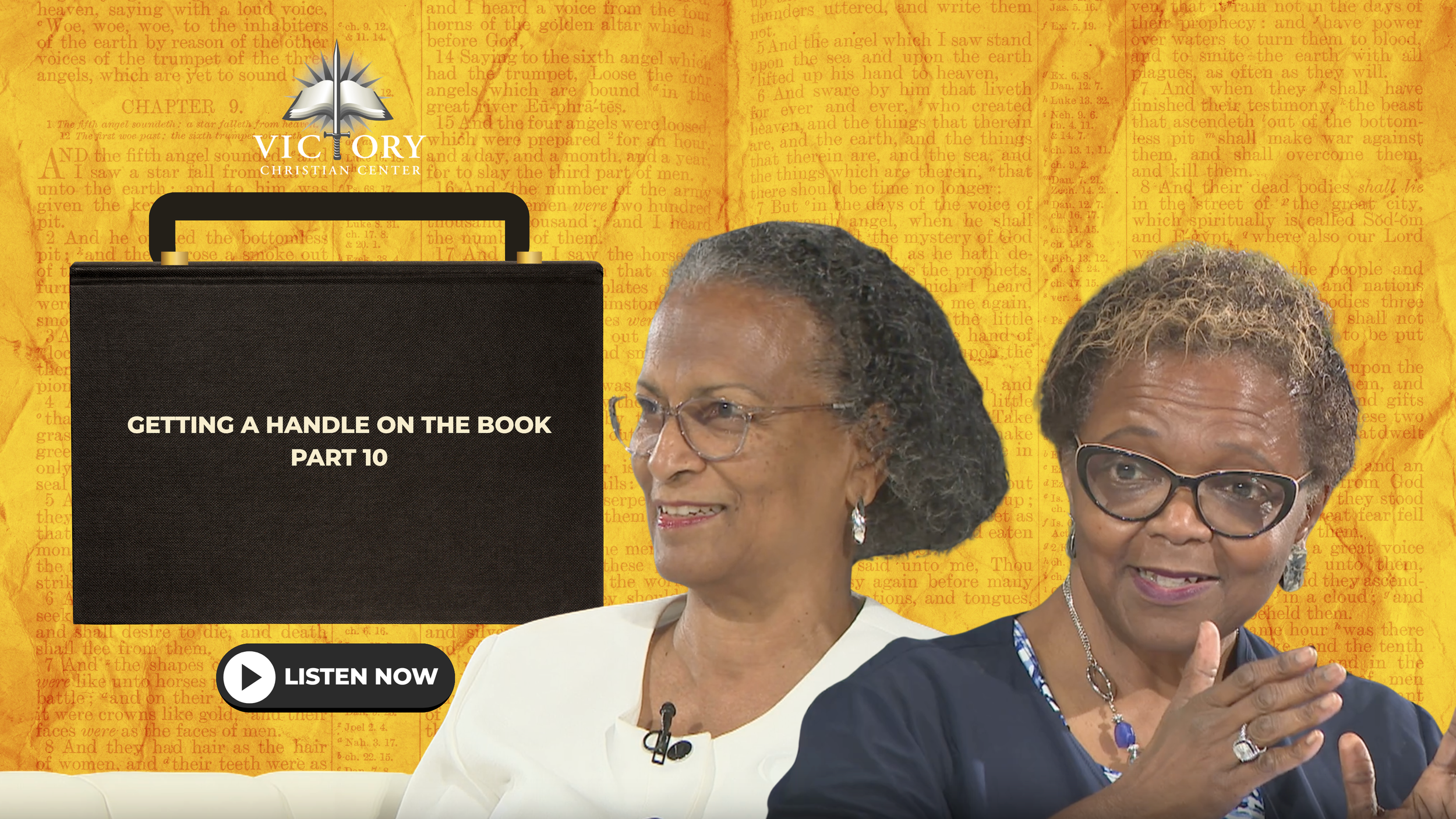 Getting a Handle on the Book Pt. 10, 9-13-26, Pastor Marilyn Gool & Dr. Rose Wallace