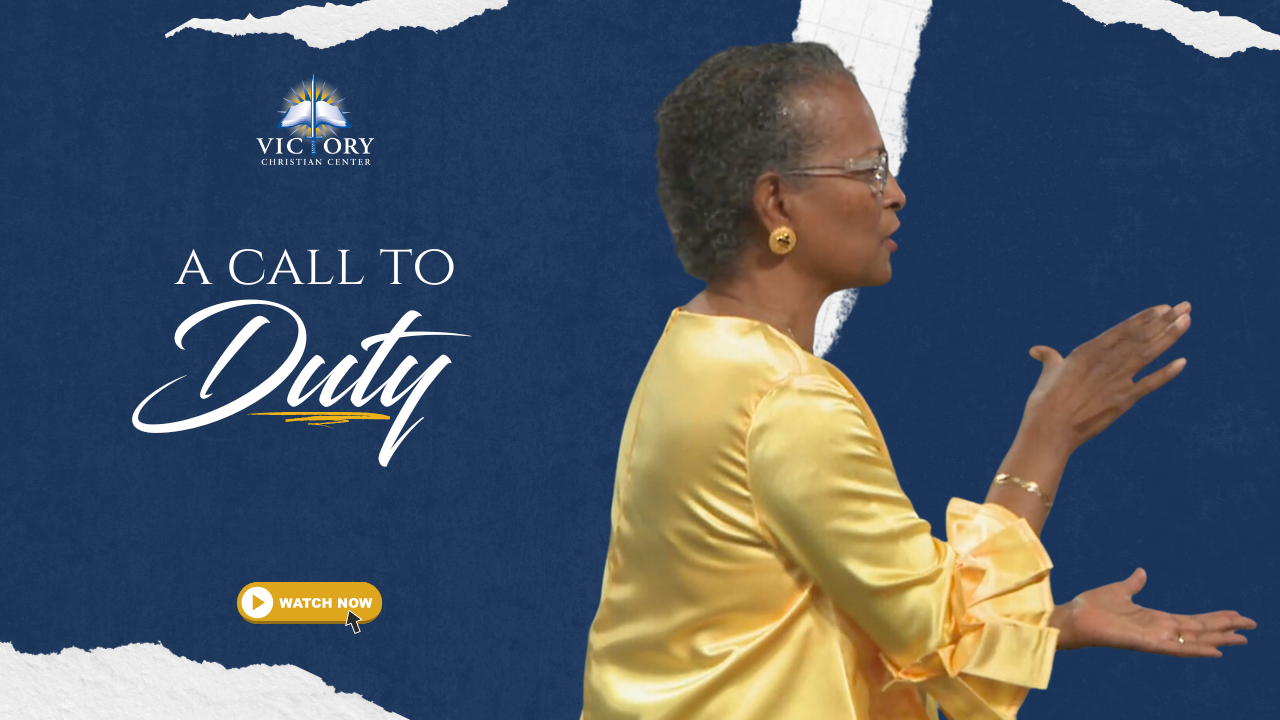 A Call to Duty, 8-11-24, Pastor Marilyn Gool