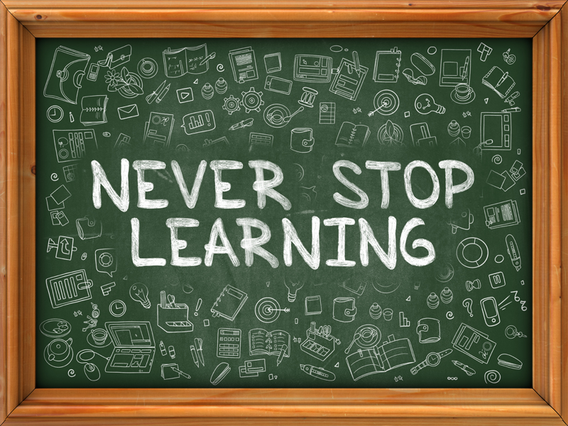 Keep learning new skills and techniques, especially as your responsibilities grow.