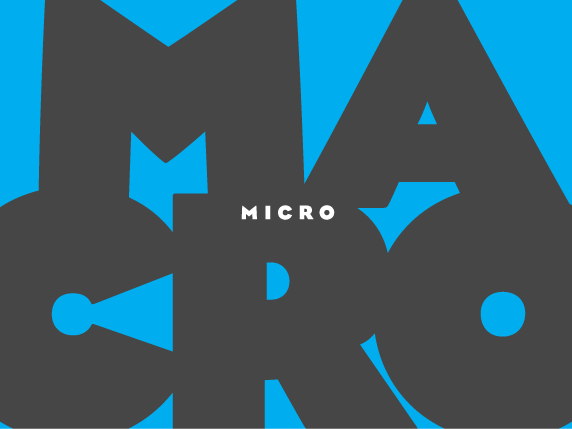 Macro / Micro is one of the many GAPP (Generally Accepted PRESENTATION Principles) taught by Morningstar Communications.