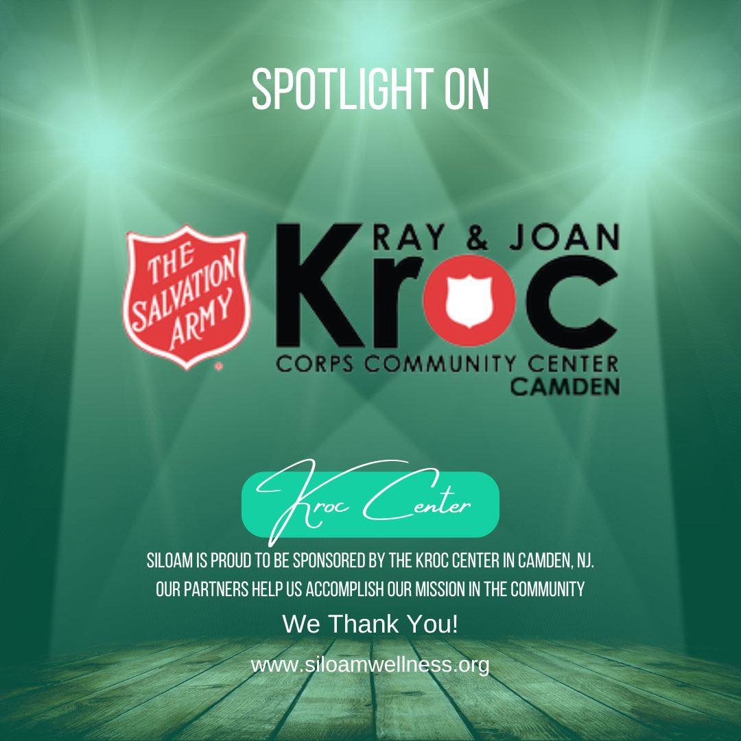 Sponsor Spotlight✨

Gratitude to The Kroc Center, Camden, NJ 🙏

We want to express our heartfelt gratitude to The Kroc Center in Camden, NJ, for their unwavering support of Siloam. 

Thanks to their generosity, we've been able to provide life-changi