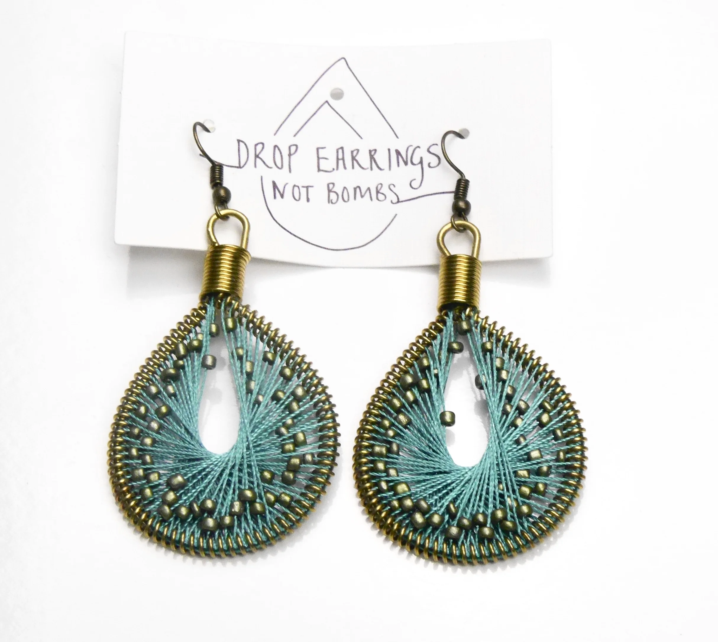 Large Earrings, Drop