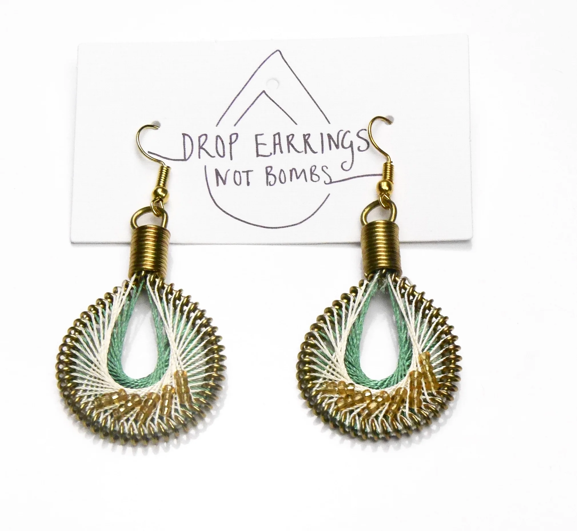 Medium Earrings, Ripples