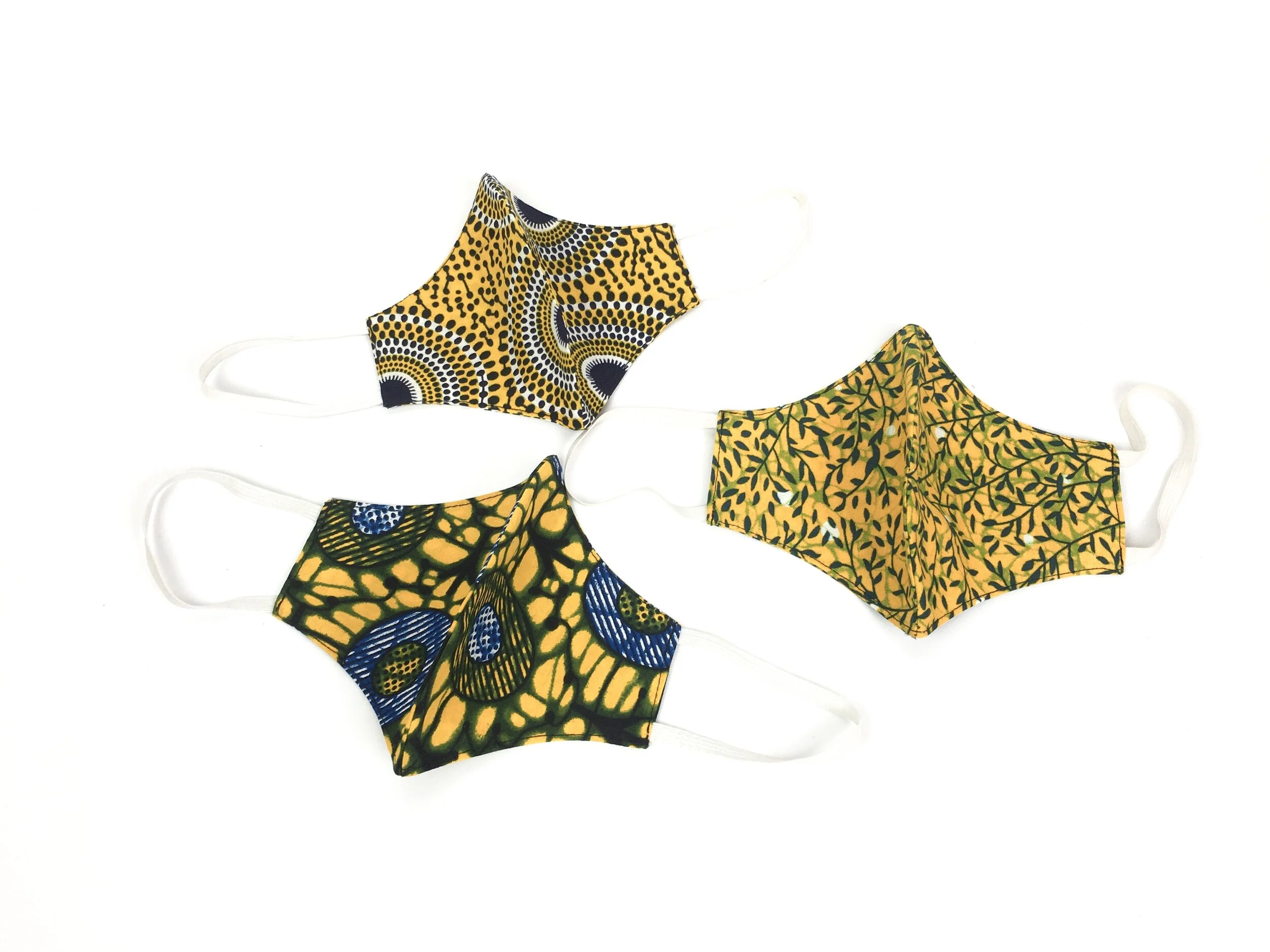 Bundle of 3 kitenge face masks