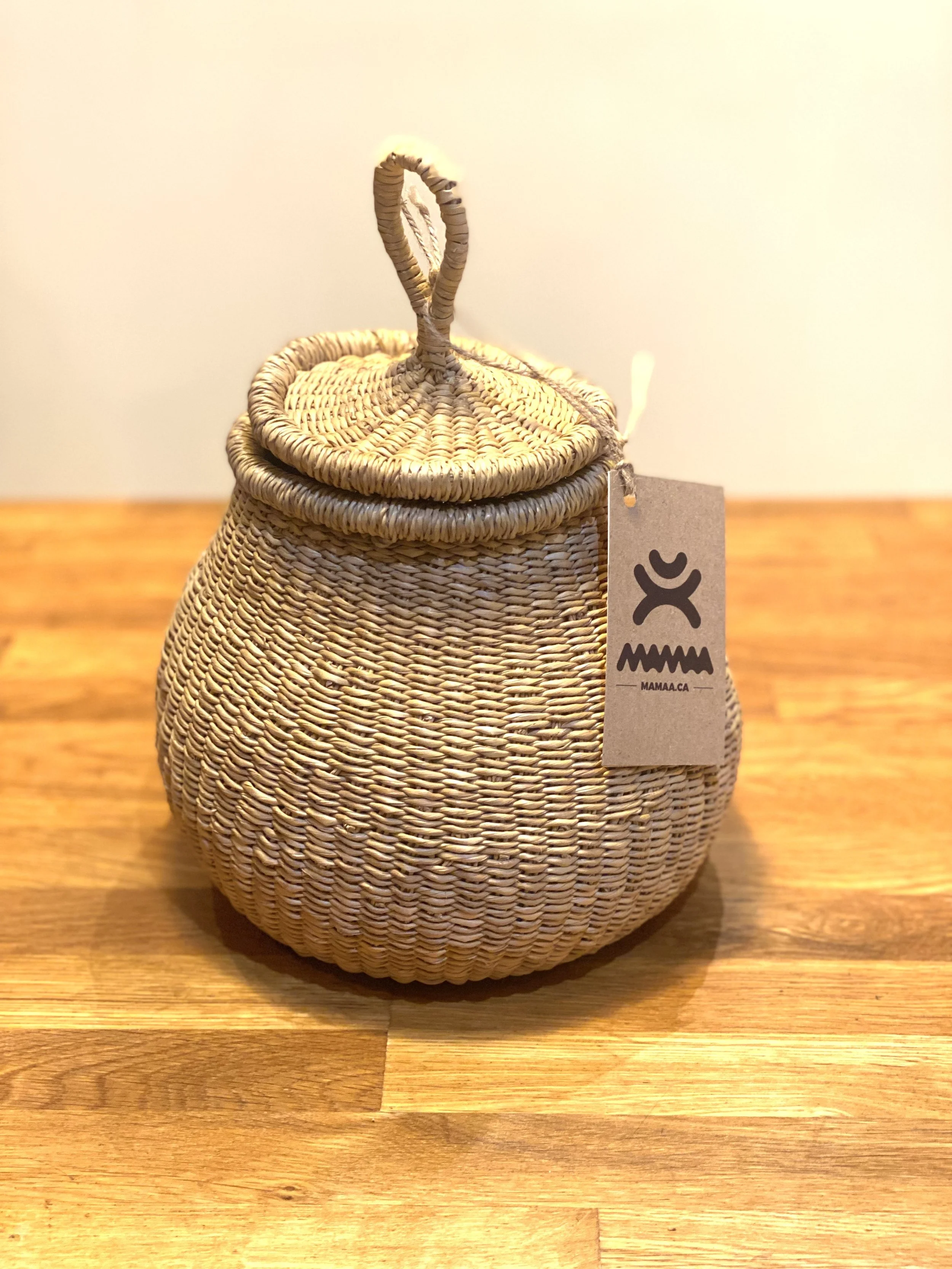 Small Pot basket with lid