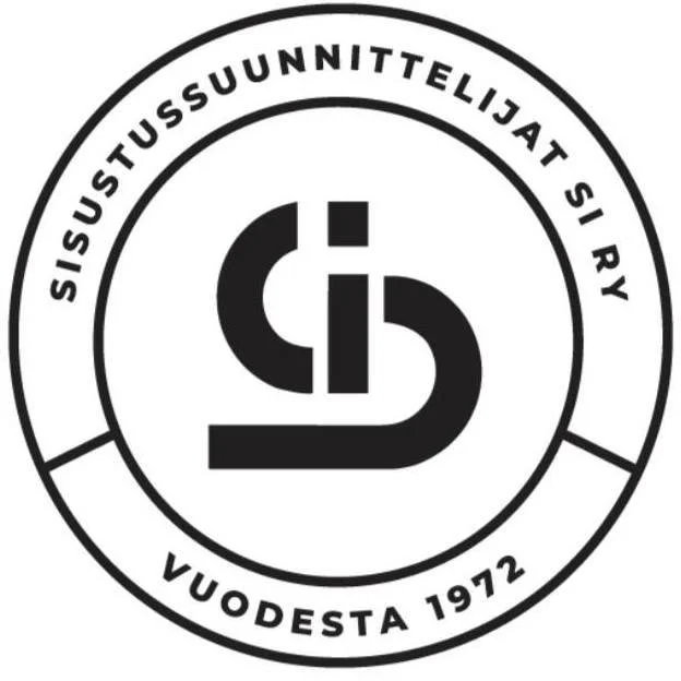 Sisustussuunnittelijat SI Ry logo Inredningsplanerarna SI Rf logo