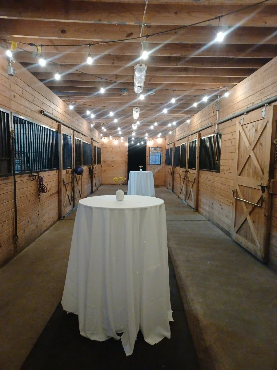 Barn Wedding Cocktail Hour