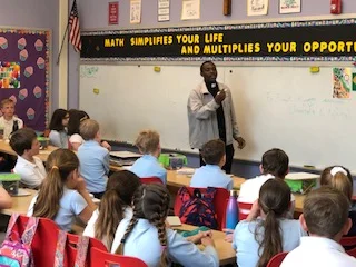 Great talk with Father Frank.