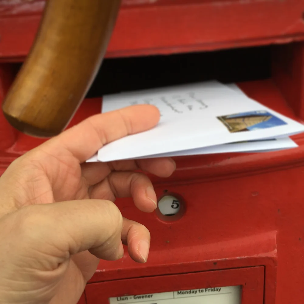 Posting letters