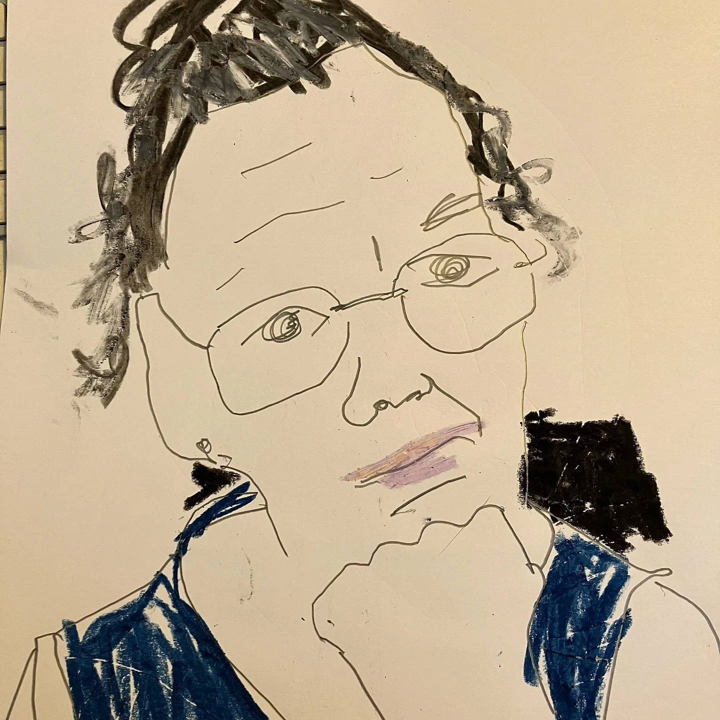 This morning&rsquo;s amazing @drawingisfree_org session felt like a Zumba class! There has been much laying on the sofa since it finished...

Thank you to Chloe and all the sitters!

❤️🐌 

#DrawingIsFree #GoGently #MECFS #pwME #Drawing