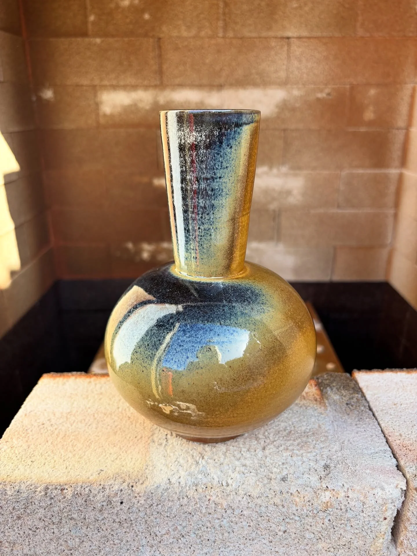 The last firing wasn&rsquo;t the smoothest of rides. Strong winds were playing havoc with the gas burners early in the firing, so it ended up running on an extra couple of hours than expected. 

And when it came to unloading the kiln, the results wer