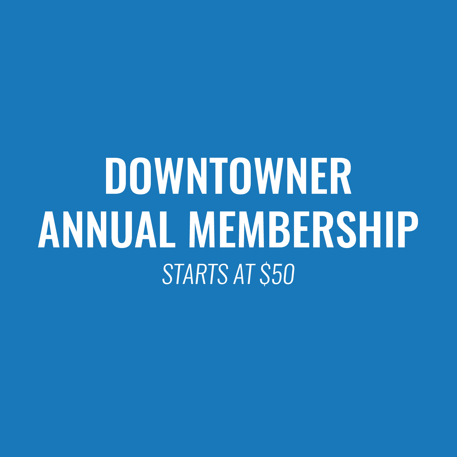 Downtowner Annual Contribution