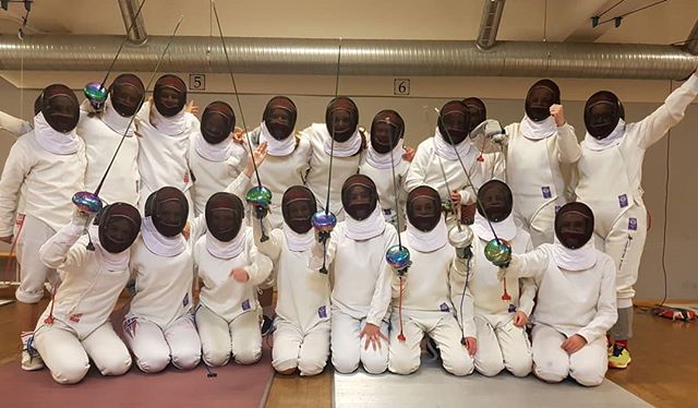 Takk for bes&oslash;ket! @nittedalil #fekting #epee #kickoff #h&aring;ndball #girlpower #idrett