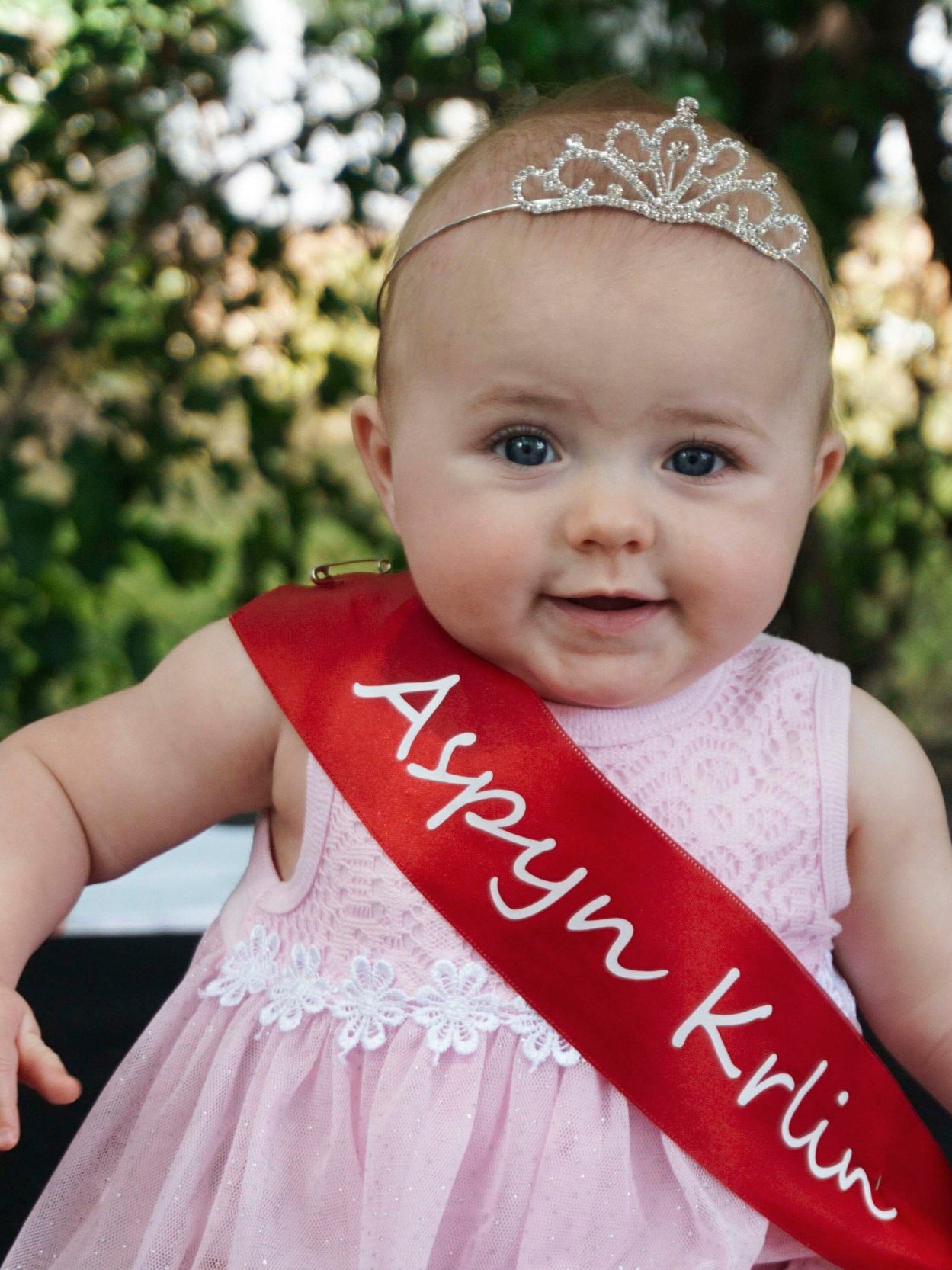 Aspyn Krlin won the Baby Miss Oilton