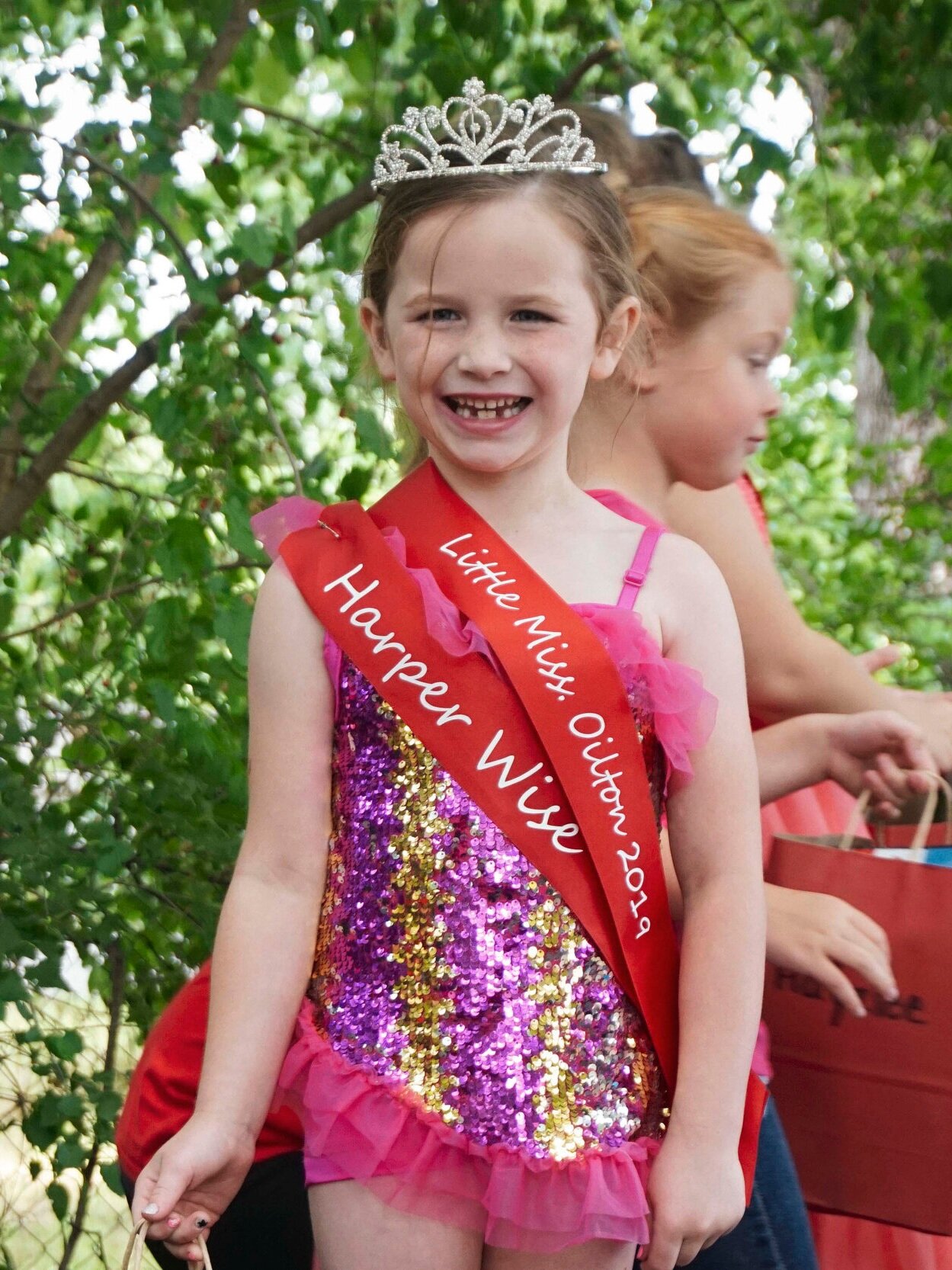 Harper Wise won the Little Miss Oilton