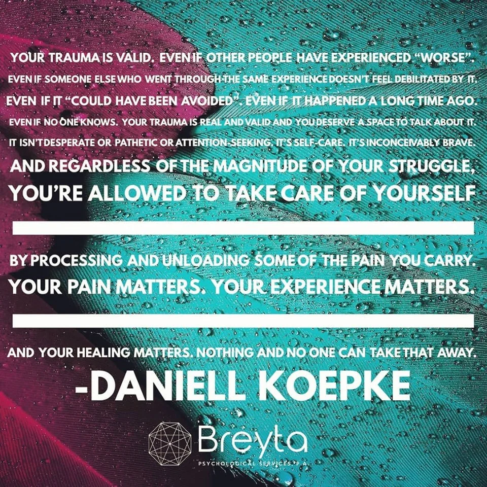 Your Trauma Is Valid