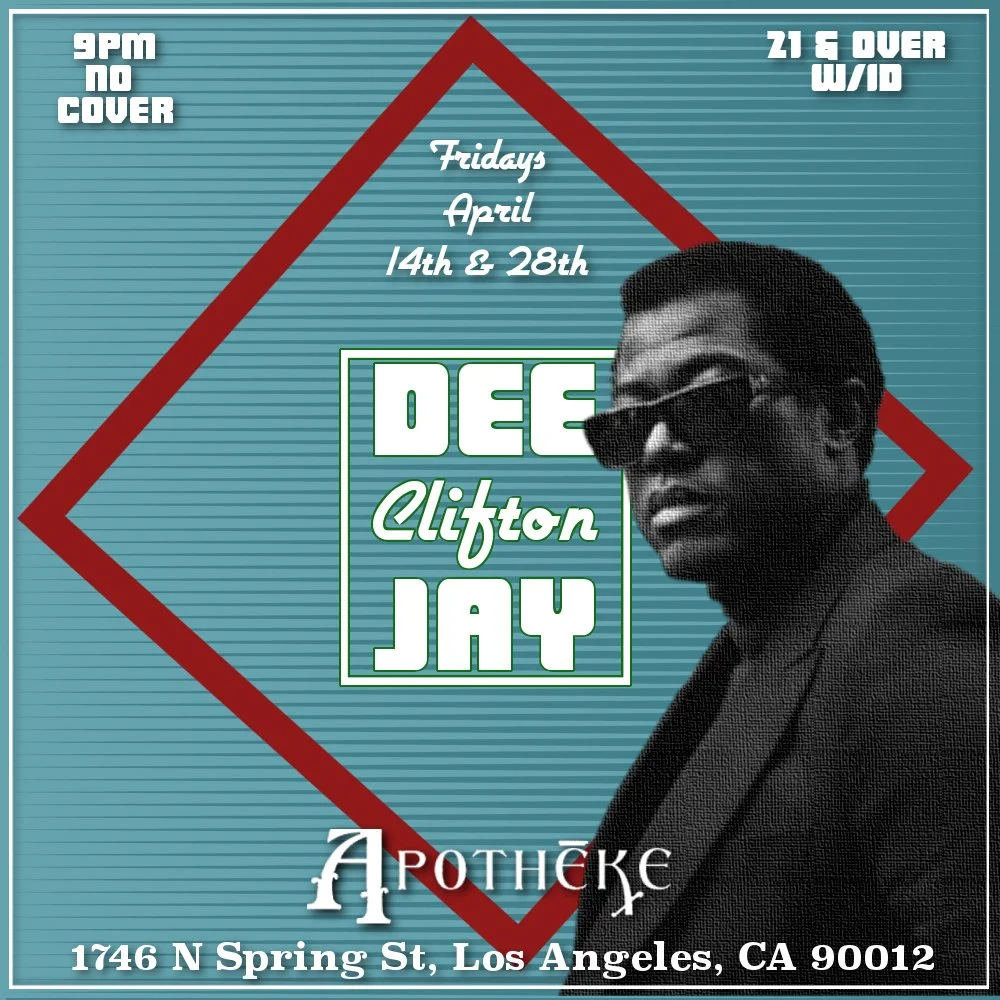 Clifton aka DJ Soft Touch at Apotheke LA