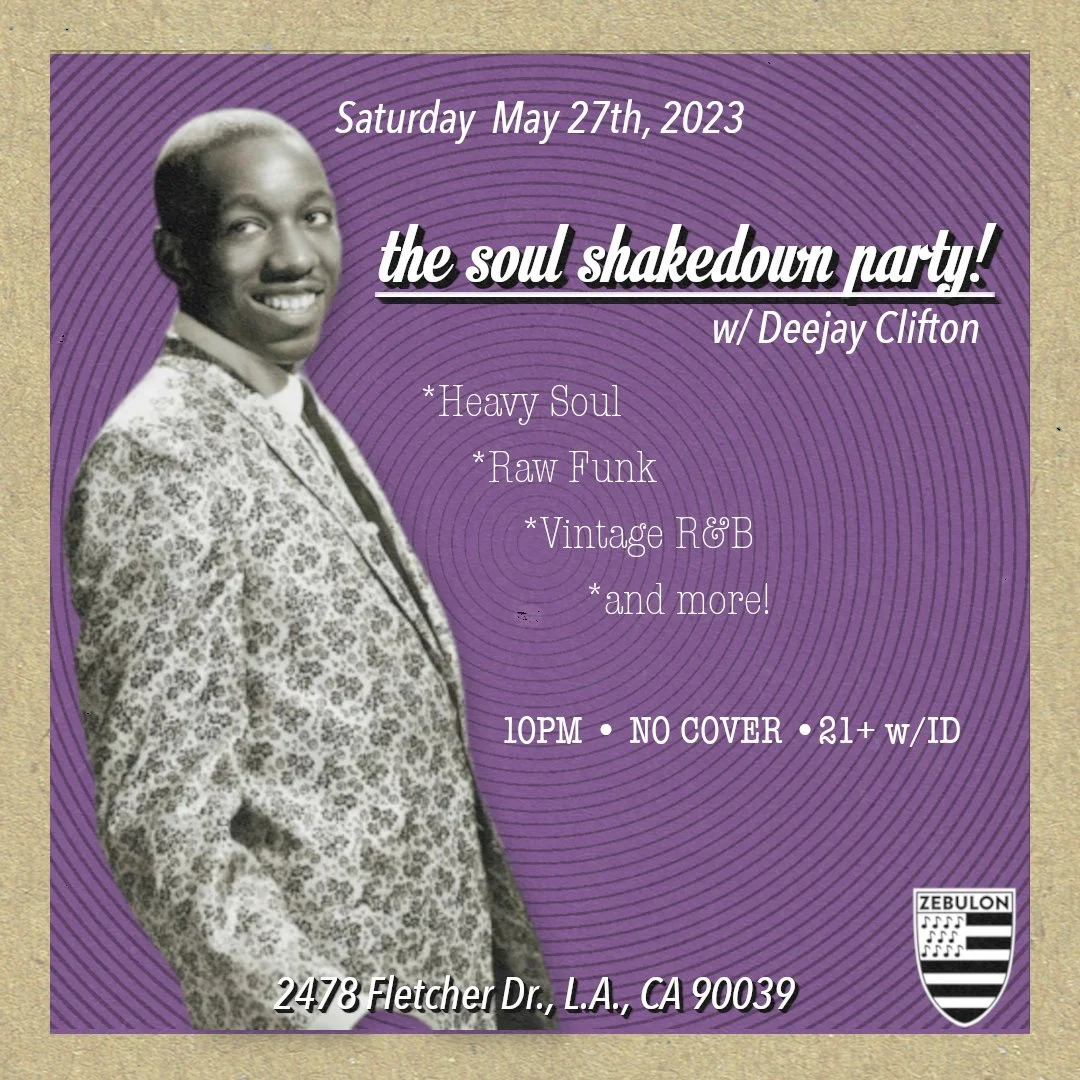 The Soul Shakedown Party w/ Deejay Clifton
