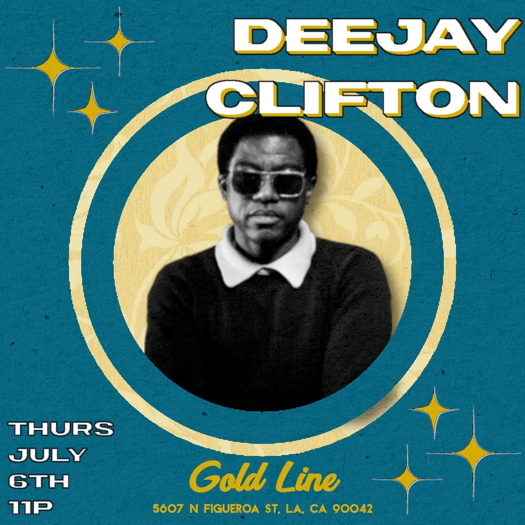 Deejay Clifton at Gold Line