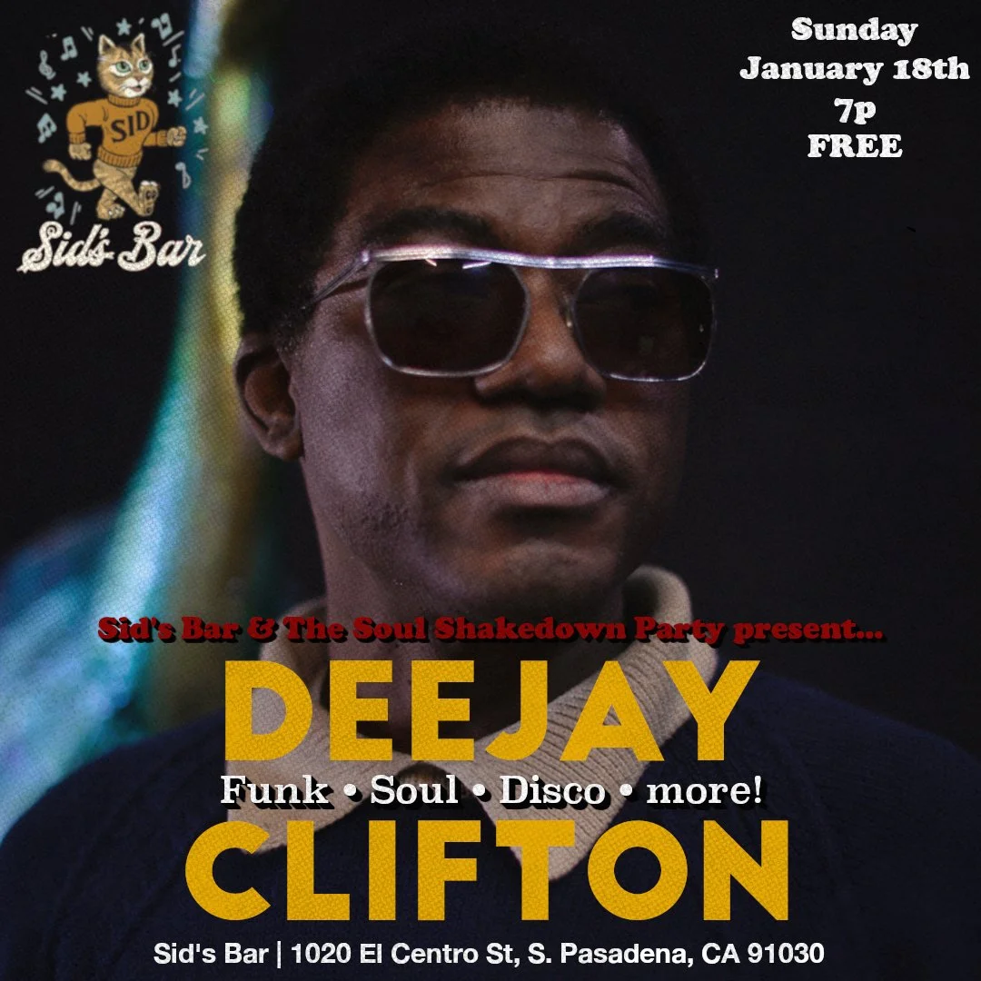 Deejay Clifton at Sid's Bar/Sid The Cat Auditorium