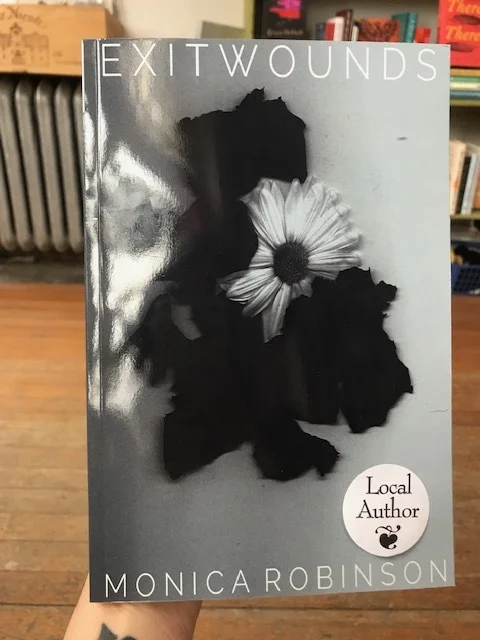 Written for herself and no one else, this original collection of poetry, art, and photography is Monica Robinson’s ode. Don’t miss this swoon-worthy local writing.