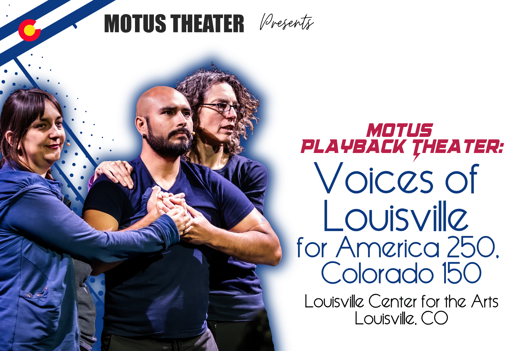 Motus Playback Theater: America 250, Colorado 150—Voices of Louisville