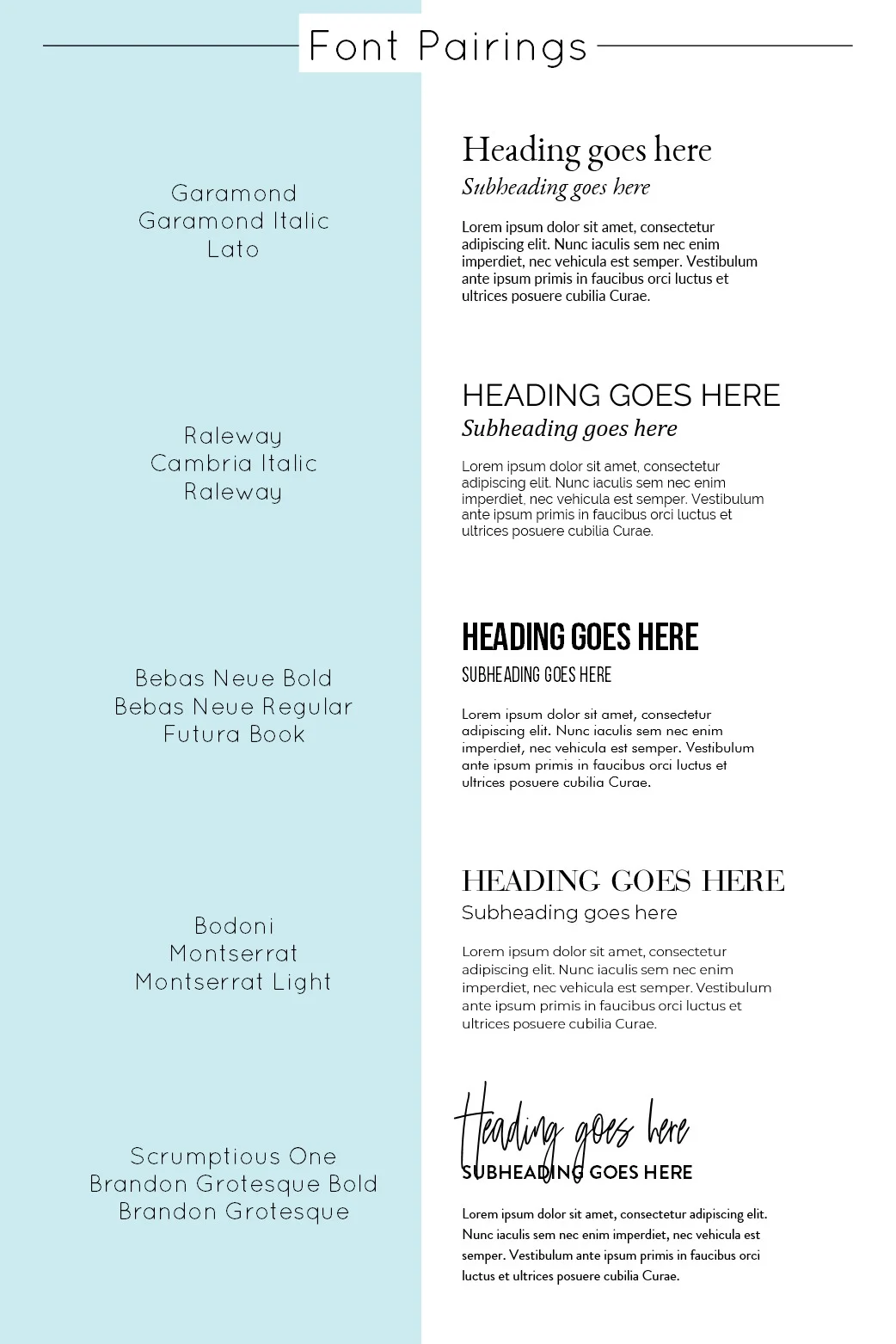 How to choose fonts for your brand (plus my top 5 favorite font