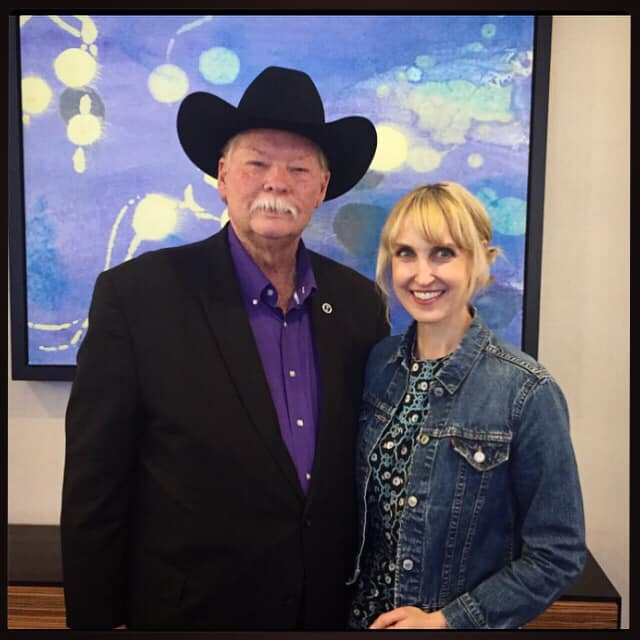 The Make-A-Wish Foundation Founder, Frank Shankwitz with Broadway Hearts Founder, Jessica Radetsky