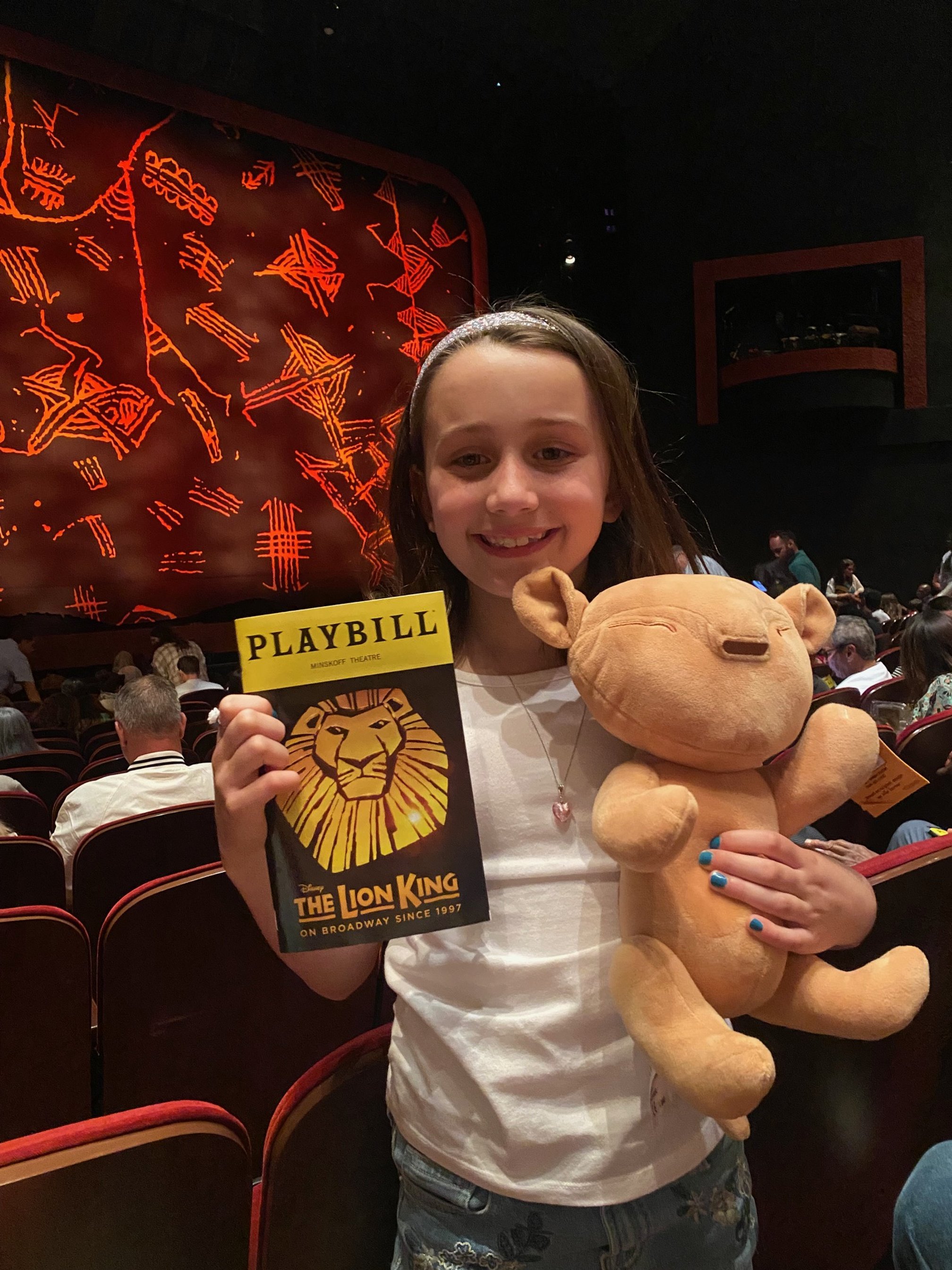 Piper at The Lion King!