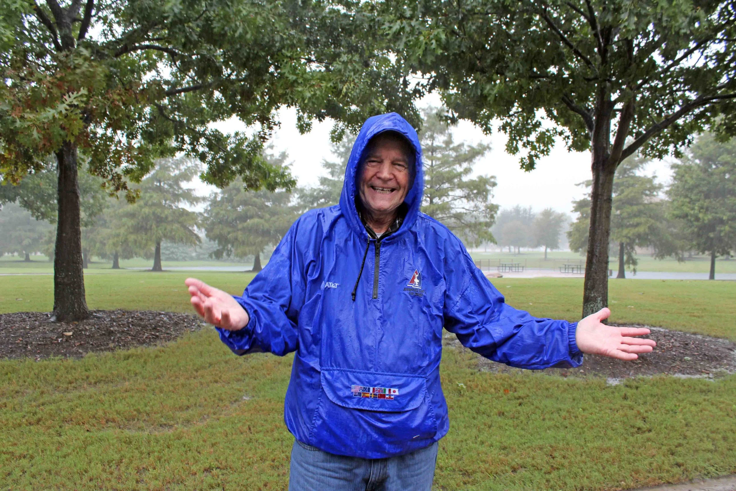 Murphy resident and volunteer with the Murphy Middle School Environmental Club, Mike Hendrix, happily helped anywhere he was needed.