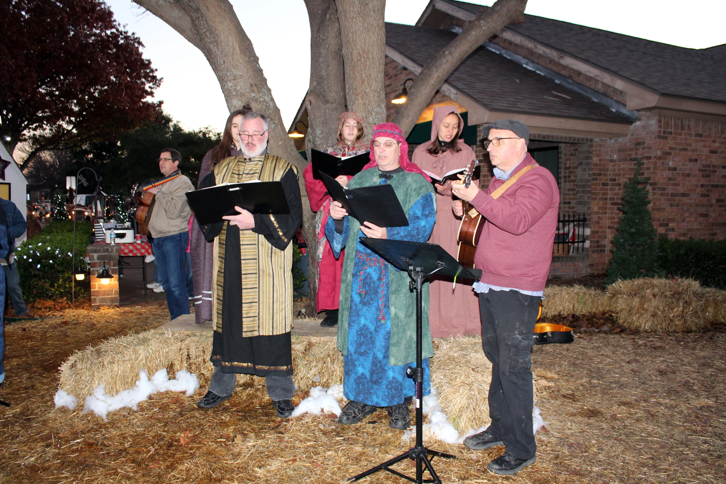 Approximately 80 volunteers helped with Old Towne Christmas. 