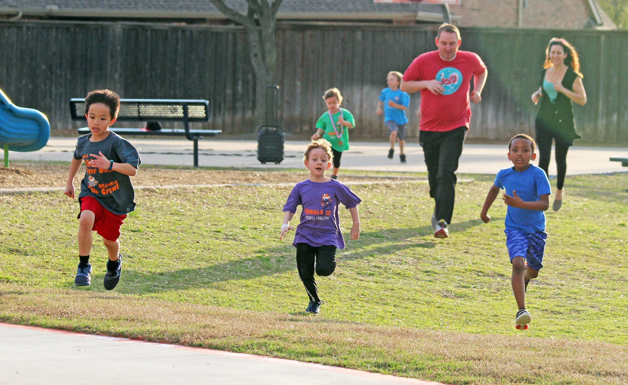 There were approximately 150 participants, plus spectators, at the 3rd Annual Tibbals Tiger Dash Obstacle Course.